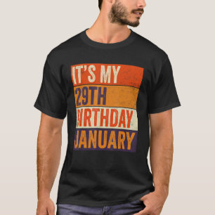 Vintage januari 1994 29 jaar oud Het is mijn 29e b T-shirt