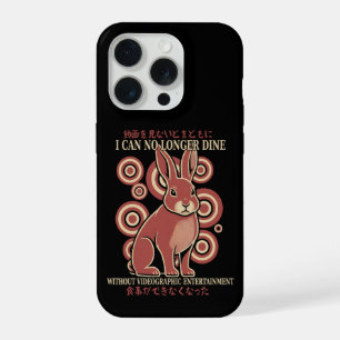Vintage Japan Konijn Eet Video Meme Eclectisch iPhone 15 Pro Case