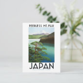Vintage Japan Postcard Mt. Fuji Briefkaart (Staand voorkant)