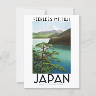 Vintage Japan Postcard Mt. Fuji Briefkaart