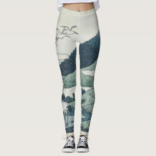 VINTAGE JAPANESE AFDRUKTE Leggings