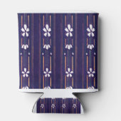 Vintage Japanese Textile Pattern Shima-Shima Blikjeskoeler (Achterkant)