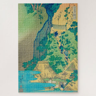 Vintage Japanese Woodblock Kiyo Waterfall Tokaido Legpuzzel