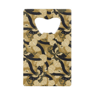 Vintage Japans Vlinder G.A. Audsley Patroon Creditkaart Flessenopener