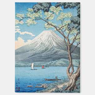 Vintage Japanse berg Fuji en meer Yamanaka kunst Magneet