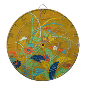Vintage Japanse Bloem Wilde Bloem G.A. Audsley Dartbord