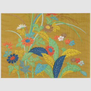 Vintage Japanse Bloem Wilde Bloem G.A. Audsley Tissuepapier