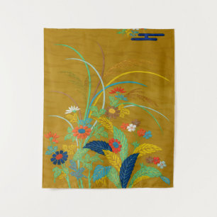 Vintage Japanse Bloem Wilde Bloem G.A. Audsley Wandkleed