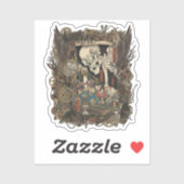Vintage Japanse Gotische Collage Sticker (Vel)
