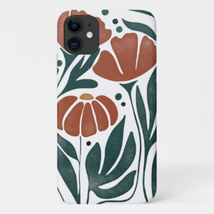 Vintage Japanse Houtsnede Hibiscus Trio – Botaniek Case-Mate iPhone Case