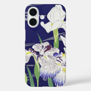 Vintage Japanse Iris Kunstprint Kogyo Tsukioka iPhone 16 Hoesje