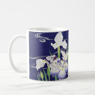 Vintage Japanse Iris Kunstprint Kogyo Tsukioka Koffiemok