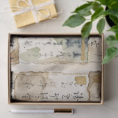 Vintage Japanse kalligrafiekunst (2) Tissuepapier (Geschenk)