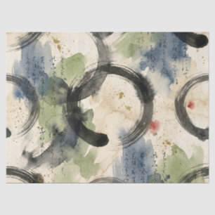 Vintage Japanse kalligrafiekunst (3) Tissuepapier