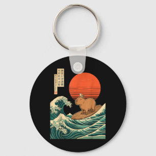 Vintage Japanse Kanagawa Golf Surfing Surf Surfer Sleutelhanger