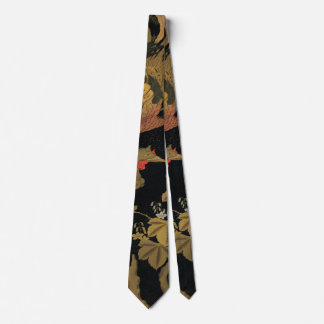 Vintage Japanse Phoenix Gold Black Bird Stropdas
