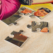 Vintage Japanse pulp vrouw Legpuzzel (Zijkant)
