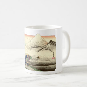 Vintage Japanse Ukiyo-e drijvende wereld kunst Koffiemok