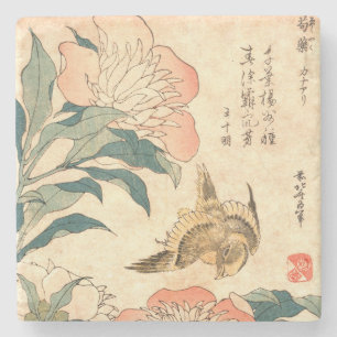 Vintage Japanse Ukiyo-e Kunst Stenen Onderzetter