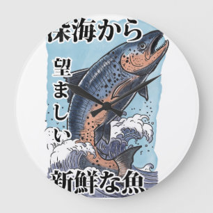vintage Japanse viskunst Grote Klok