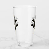 Vintage jaren '20 Art Deco Fan Glas (Links)