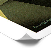 Vintage jaren 20: Frans kunstdecotreinverkeer Poster (Hoek)