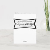 Vintage jaren '40Mode V2 Kaart (Achterkant)