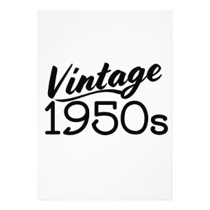Vintage jaren '50 foto afdruk