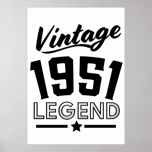 Vintage jaren 50 poster (Voorkant)