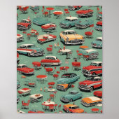 Vintage jaren '50 poster (Voorkant)