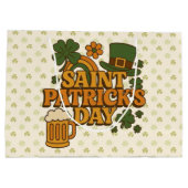 Vintage jaren 70 St. Patrick's Day Groot Cadeauzakje (Achterkant)