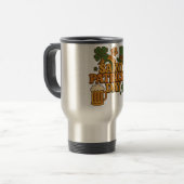 Vintage jaren 70 St. Patrick's Day Reisbeker (Voorkant links)