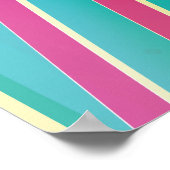 Vintage jaren 80 Miami-poster Poster (Hoek)