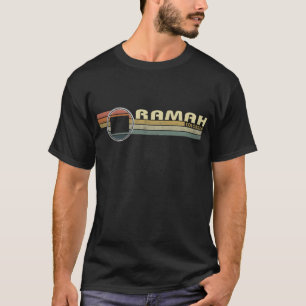 Vintage jaren 80 stijl RAMAH, CO T-shirt