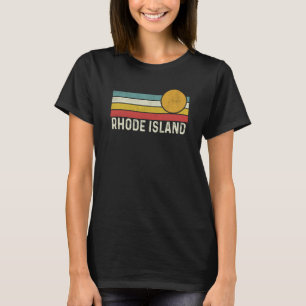Vintage jaren 80 zonsondergang zomer retro stijl R T-shirt