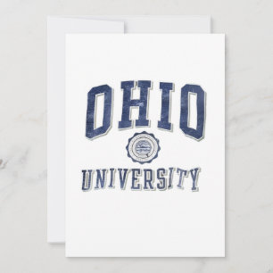 Vintage jaren 90 Ohio University Bobcats Poster Kaart