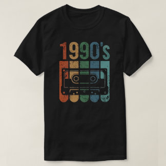 Vintage Jaren 90 Retro Cassettebandje Muziek Grafi T-shirt