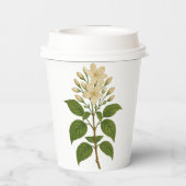 Vintage Jasmine Papieren Bekers (Achterkant)