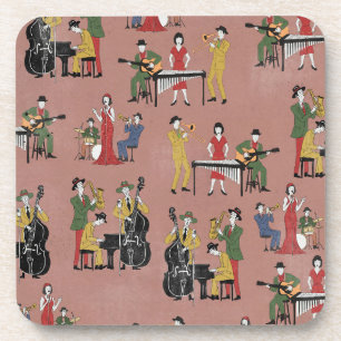 Vintage Jazz Band Bier Onderzetter