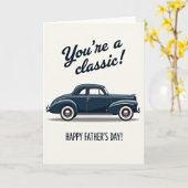 Vintage Je Bent Een Klassieker Kaart (Gele Bloem)