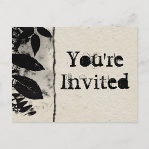 Vintage Je bent uitgenodigd Briefkaarten