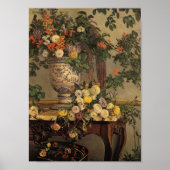 Vintage Jean Frederic Bazille Flowers Poster (Voorkant)