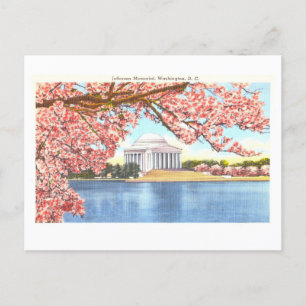 Vintage Jefferson Memorial, Washington, DC, Briefkaart