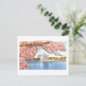 Vintage Jefferson Memorial, Washington, DC, Briefkaart (Staand voorkant)