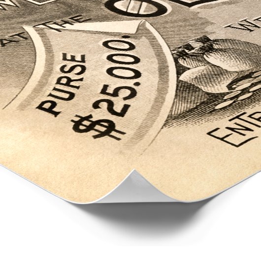 Vintage Jeffries vs. Sharkey Poster (Hoek)