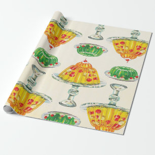 Vintage Jello Mold Pattern Cadeaupapier