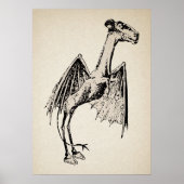 Vintage Jersey Devil Poster (Voorkant)