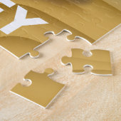 Vintage Jersey reisposter. Legpuzzel (Zijkant)