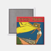 Vintage Jersey Shore Magneet (Voorkant / Achterkant)