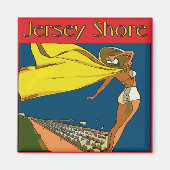 Vintage Jersey Shore Magneet (Voorkant)